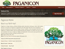 Tablet Screenshot of paganicon.org